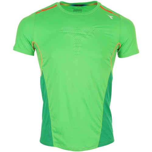 Textil Homem T-Shirt mangas curtas T-shirt Diadora T-Shirt Top Verde