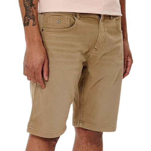 Textil Homem Shorts / Bermudas Kaporal  Bege
