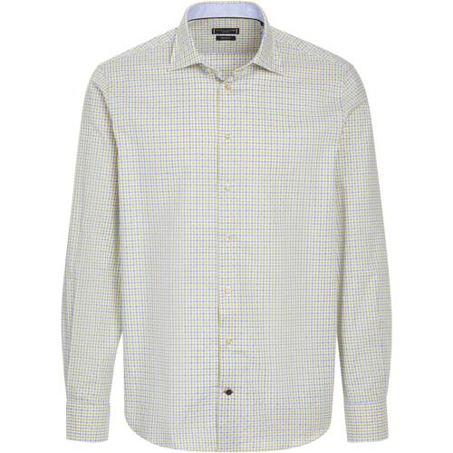 Textil Homem Camisas mangas comprida Tommy Hilfiger  Amarelo
