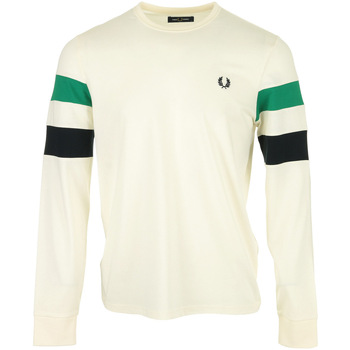Textil Homem T-Shirt mangas curtas Fred Perry Panelled Sleeve Ls Outros