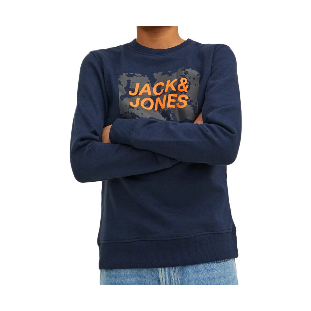 Textil Rapaz Sweats Jack & Jones  Azul