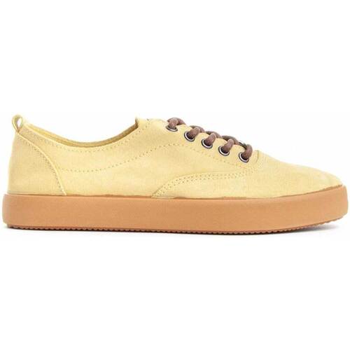 Sapatos Homem Sapatilhas Leindia 80167 Amarelo