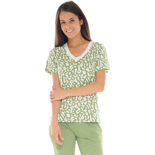 Textil Mulher Pijamas / Camisas de dormir Christian Cane VALORINE Verde