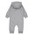 Textil Criança Macacões/ Jardineiras Adidas Sportswear 3S FT ONESIE Cinza / Branco