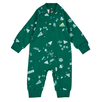 Textil Criança Macacões/ Jardineiras recommendation Adidas Sportswear BLUV Q3 ONESI Verde / Branco