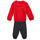 Textil Rapaz Conjunto Adidas Sportswear 3S JOG Vermelho / Branco / Preto