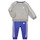 Textil Rapaz Conjunto Adidas Sportswear 3S JOG Cinza / Branco / Azul
