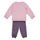 Textil Rapariga Conjunto Adidas Sportswear 3S JOG Rosa / Violeta