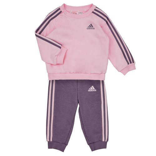Textil Rapariga Conjunto tracksuit Adidas Sportswear 3S JOG Rosa / Violeta