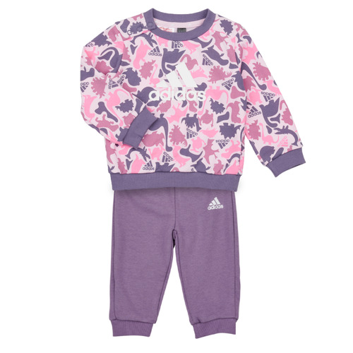 Textil Rapariga Conjunto bermuda Adidas Sportswear AOP FT JOG Rosa