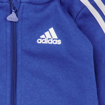 Adidas Sportswear 3S FZ FL JOG Azul / Branco / Cinza