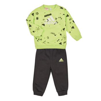 Textil Rapaz Conjunto Adidas Sportswear BLUV Q3 CSET Verde / Preto