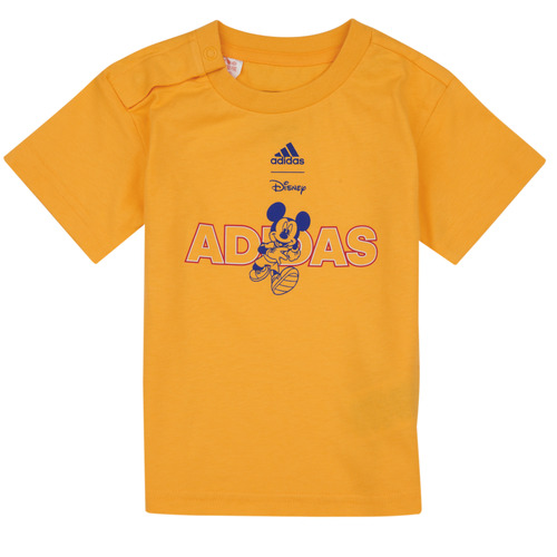 Textil Criança T-Shirt mangas stampa Adidas Sportswear DY MM T Ouro / Azul