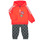 Textil Criança Conjunto Adidas Sportswear DY SM JOG Vermelho / Branco / Cinza