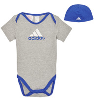 Textil Rapaz Pijamas / Camisas de dormir Baby Adidas Sportswear GIFT SET Cinza / Azul