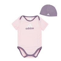 Textil Rapariga Pijamas / Camisas de dormir Baby Adidas Sportswear GIFT SET Rosa / Violeta