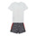 Textil Rapaz Conjunto cleats Adidas Sportswear LB DY SM T SET Branco / Vermelho