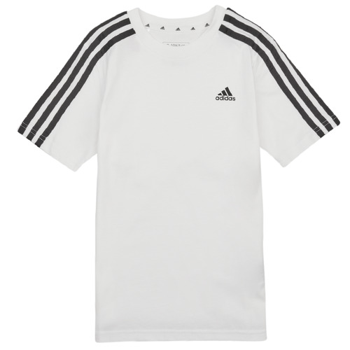Textil Criança T-Shirt toile mangas curtas Adidas Sportswear 3S TEE Branco / Preto