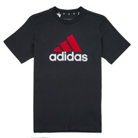 Textil Rapaz T-Shirt mangas curtas red adidas Sportswear BL 2 TEE Preto / Vermelho / Branco