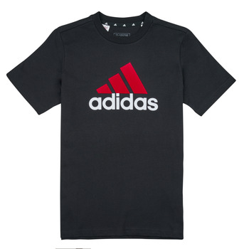 Textil Rapaz T-Shirt mangas curtas Adidas Sportswear BL 2 TEE Preto / Vermelho / Branco