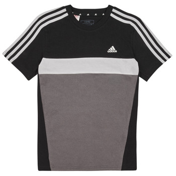Textil Rapaz T-Shirt mangas curtas Adidas Sportswear 3S TIB T Preto / Cinza / Branco