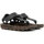 Sapatos Mulher Sandálias Asportuguesas P018077008-FIZZ-BLACK-BLACK Preto