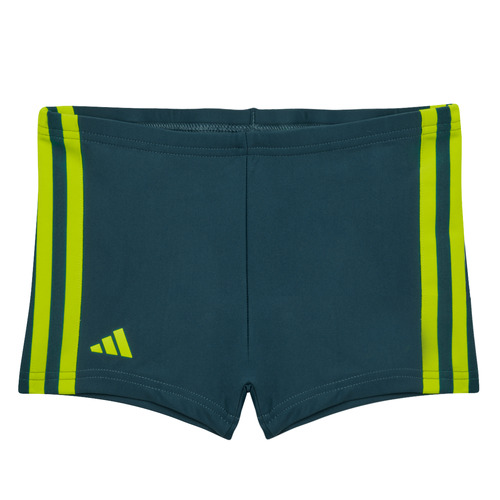 Testripes Rapaz Fatos e shorts de banho adidas Performance 3S BOXER Azul / Verde