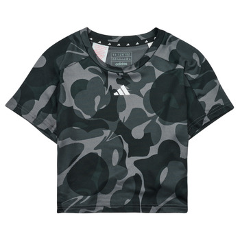 Textil Criança T-Shirt mangas curtas adidas Performance JTR-ES AOP T Cinza / Preto