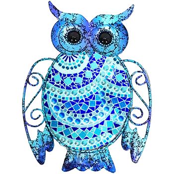 Casa Estatuetas Signes Grimalt Owl Adorno Azul