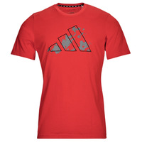 Textil Rondm T-Shirt mangas curtas adidas Performance TR-ES+ TEE Vermelho / Cinza