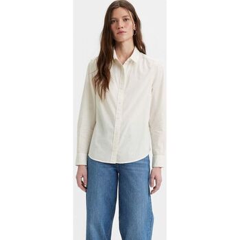 Textil Mulher camisas Levi's 34574 0014 - BW SHIRT-WHITE ALYSSUM Branco