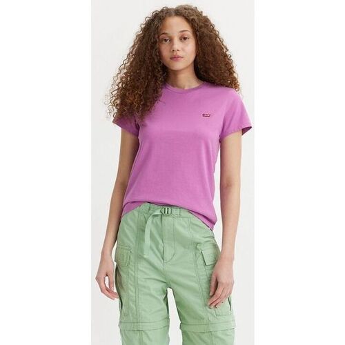 Textil Mulher T-shirts e Pólos Levi's 39185 0247 - PERFECT TEE-IRIS ORCHID Violeta