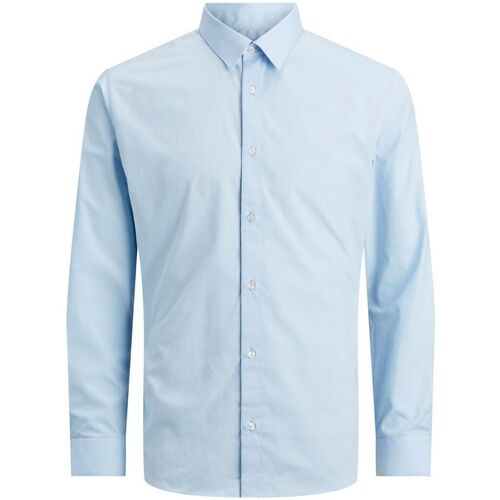Textil Rapaz Camisas mangas comprida Jack & Jones 12223343 JOE-CASHMERE Azul