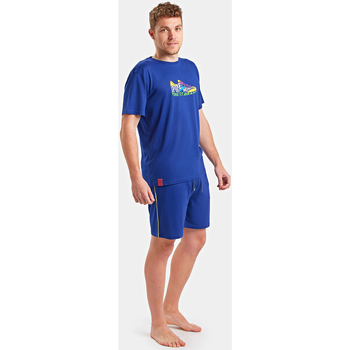 Textil Homem Pijamas / Camisas de dormir Munich DH0150 Azul
