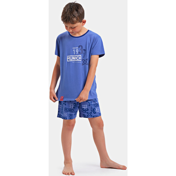Textil Rapaz Pijamas / Camisas de dormir Munich DH1351 Azul