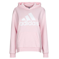 Textil Mulher Sweats kardashian Adidas Sportswear BL OV HD Rosa / Branco