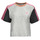 Textil Mulher T-Shirt steel curtas Adidas Sportswear 3S CR TOP Cinza / Preto / Rosa