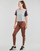 Textil Mulher T-Shirt mangas curtas Adidas Sportswear 3S CR TOP Cinza / Preto / Rosa