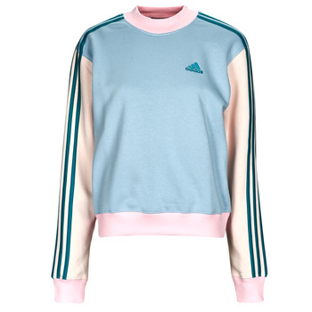 Textil Mulher Sweats adidas Bright Sportswear 3S HN SWT Azul / Rosa