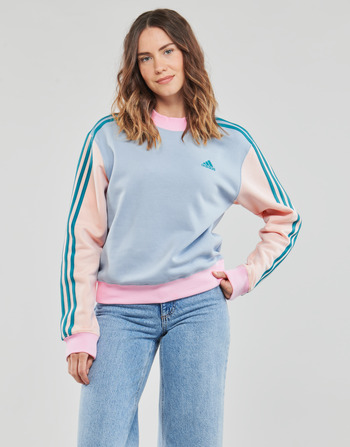 Textil Mulher Sweats adidas main Sportswear 3S HN SWT Azul / Rosa