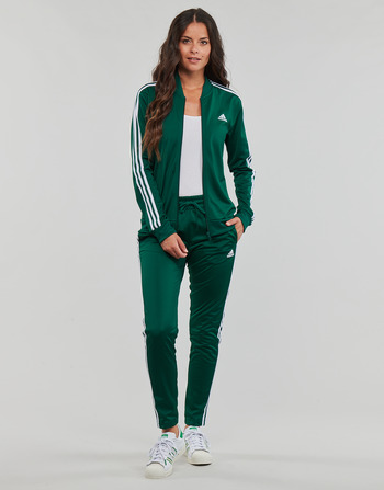 Textil Mulher philippines os fatos de treino Adidas Sportswear 3S TR TS Verde / Branco