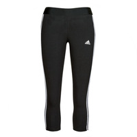 Textil Mulher Collants essentials Adidas Sportswear 3S 34 LEG Preto / Branco