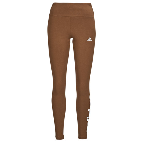 Textil Mulher Collants Adidas cricket Sportswear LIN LEG Castanho / Branco