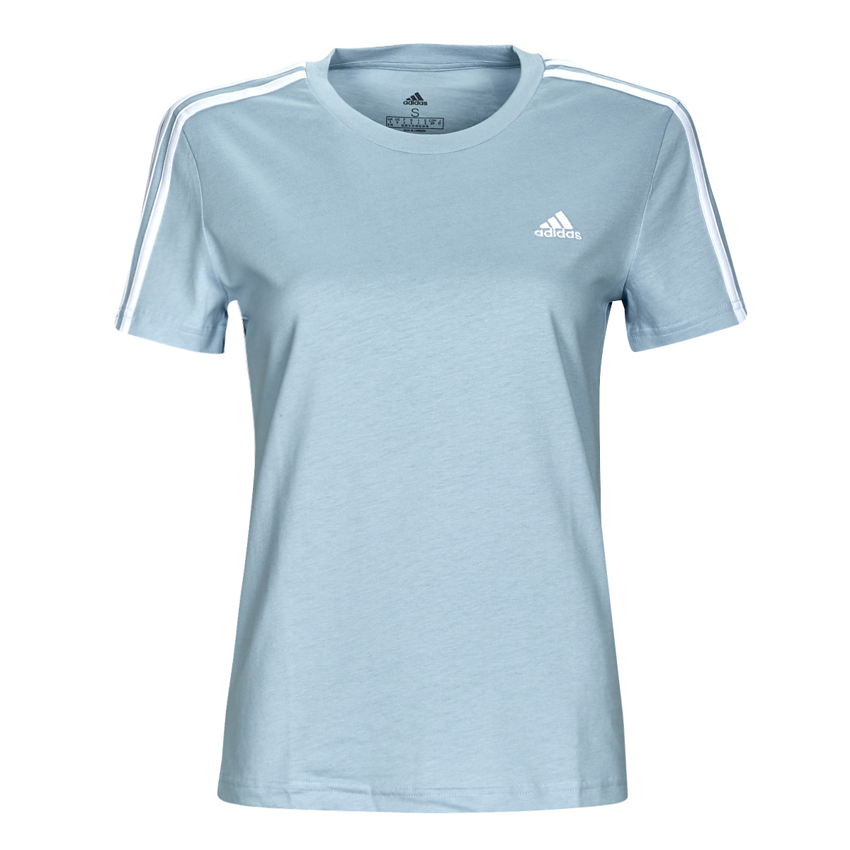 Textil Mulher T-Shirt mangas curtas Adidas Sportswear 3S T Azul / Branco