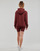 Textil Mulher Sweats Adidas Sportswear LIN FT HD Castanho / Branco