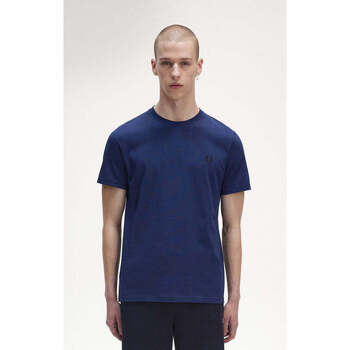 Textil Homem T-shirts e Pólos Fred Perry M5697-143-3-3 Azul
