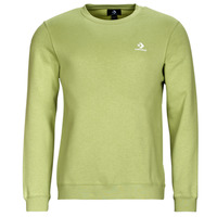 Textil Homem Sweats Converse A01795C GO-TO EMBROIDERED STAR CHEVRON FLEECE CREW SWEATSHIRT Verde