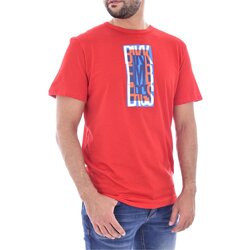 Textil Homem T-Shirt mangas curtas Bikkembergs BKK2MTS04 Vermelho