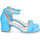 Sapatos Mulher Sandálias Ideal Shoes 6890 Azul