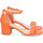Sapatos Mulher Sandálias Ideal Shoes 6890 Laranja